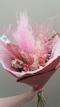 Load image into Gallery viewer, Bespoke Pink Pampas Dried Flower Bouquet
