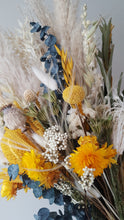 Load image into Gallery viewer, Bespoke Yellow Dried Flower Bouquet
